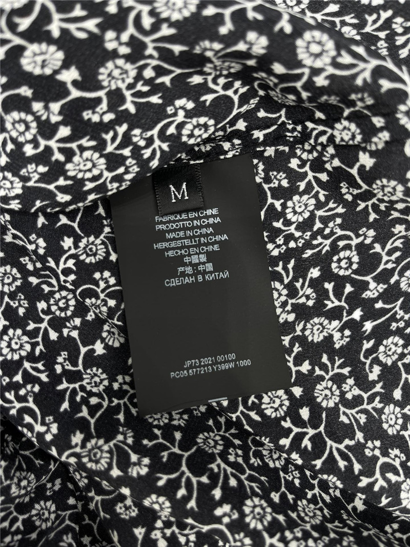 Y51 silk and velvet shirt replica designer clothes