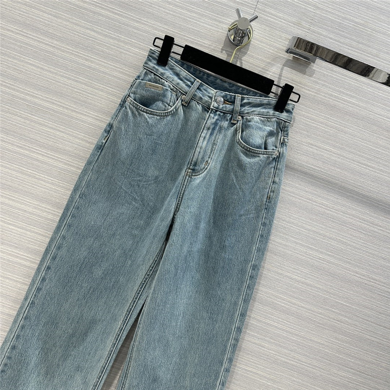 Ba1en*iaga straight wide-leg jeans replicas clothes
