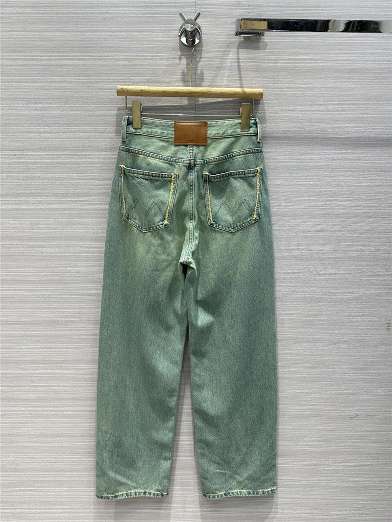 A1exa*der wang straight wide-leg jeans replica d&g clothing