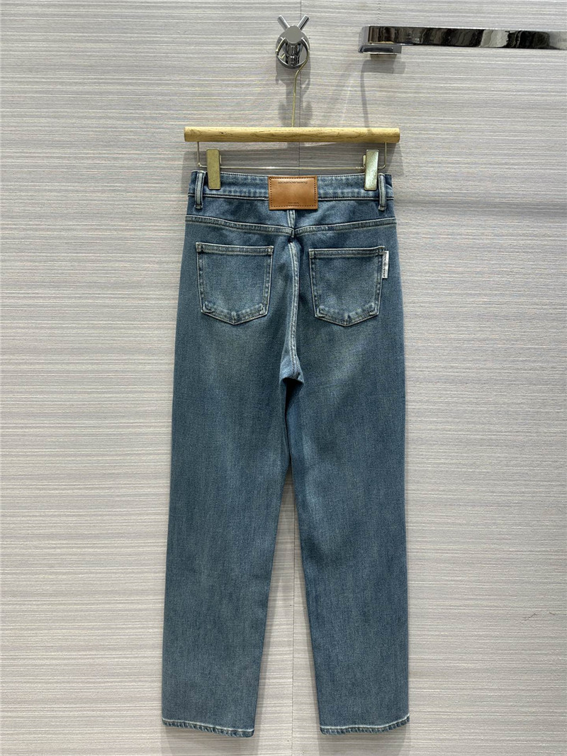 A1exa*der wang long leg jeans replica designer clothes