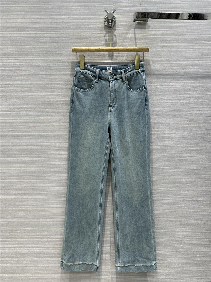 L0ew* wide leg straight jeans replica d&g clothing