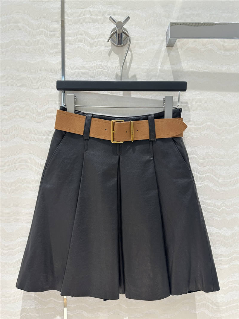 M1um1u lambskin skirt replicas clothes
