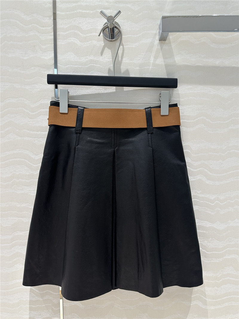 M1um1u lambskin skirt replicas clothes