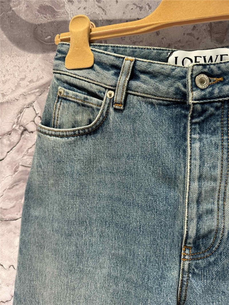 L0ew* wide leg straight jeans replica clothes
