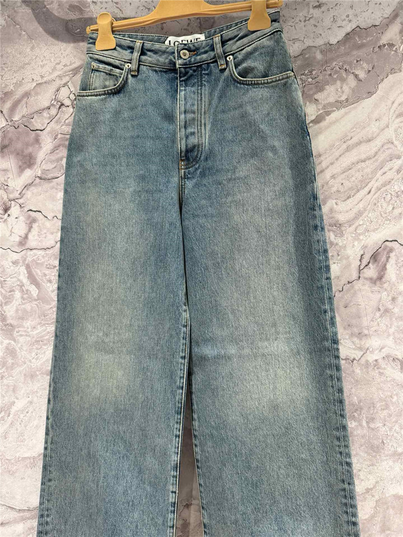 L0ew* wide leg straight jeans replica clothes