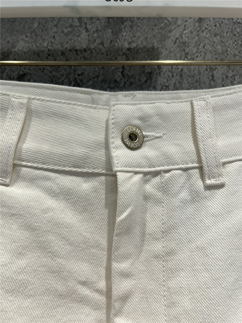 L0ew* white jeans replica designer clothes