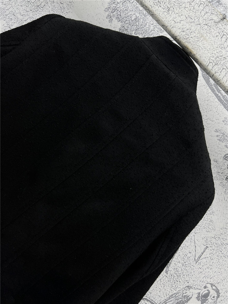 D10r gold button ruffled small cc style jacket replica clothes