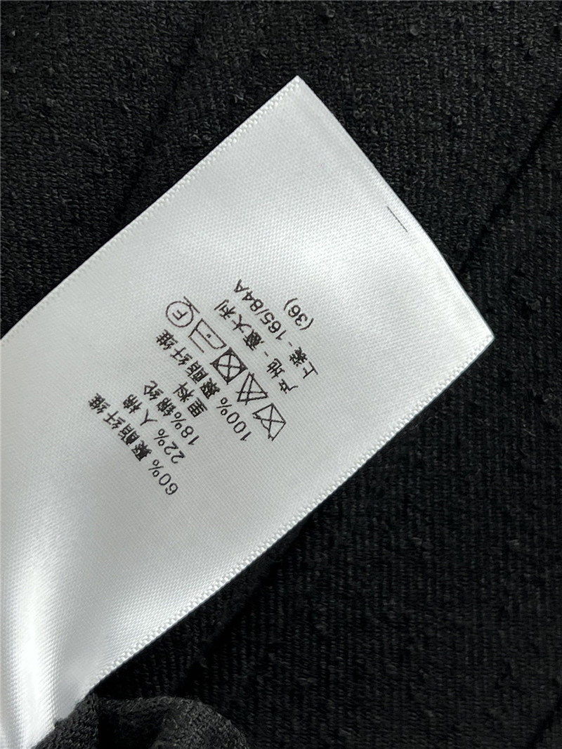 D10r gold button ruffled small cc style jacket replica clothes