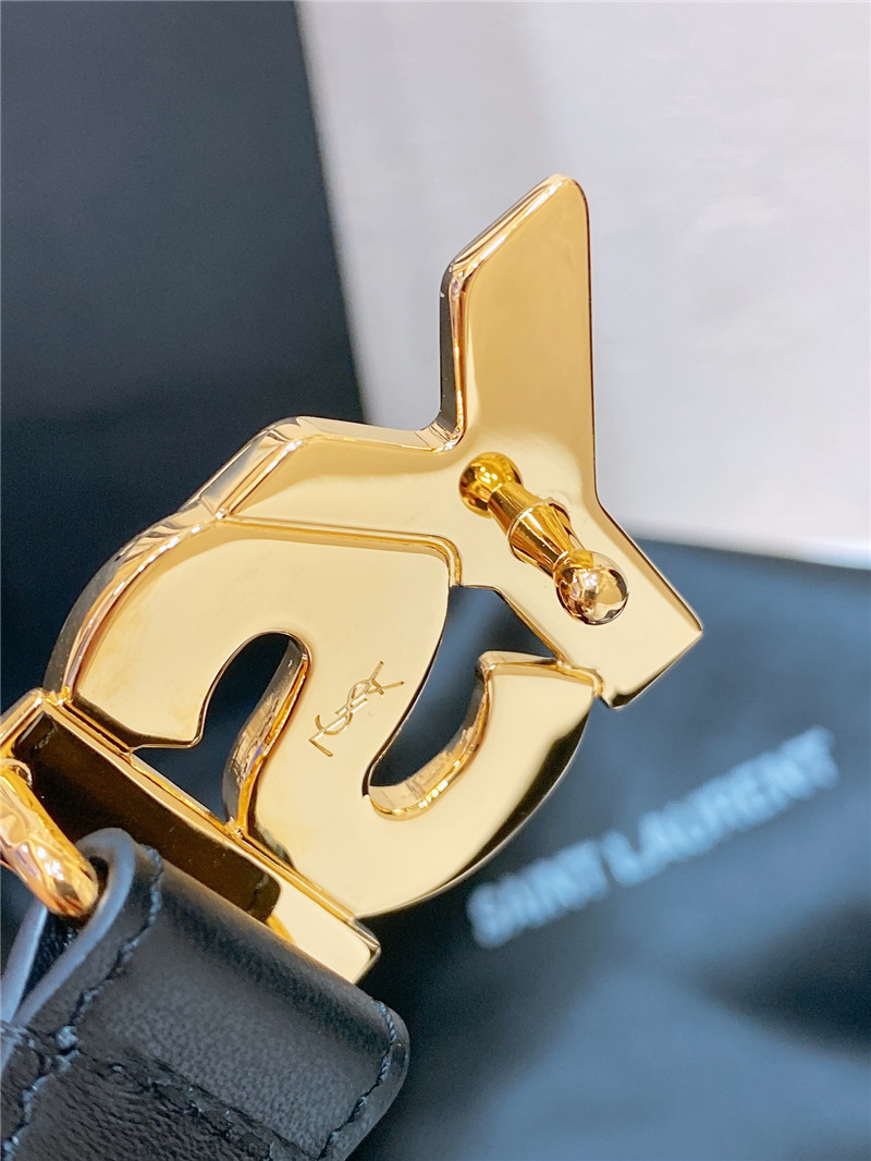 Y51 simple and versatile retro copper buckle belt