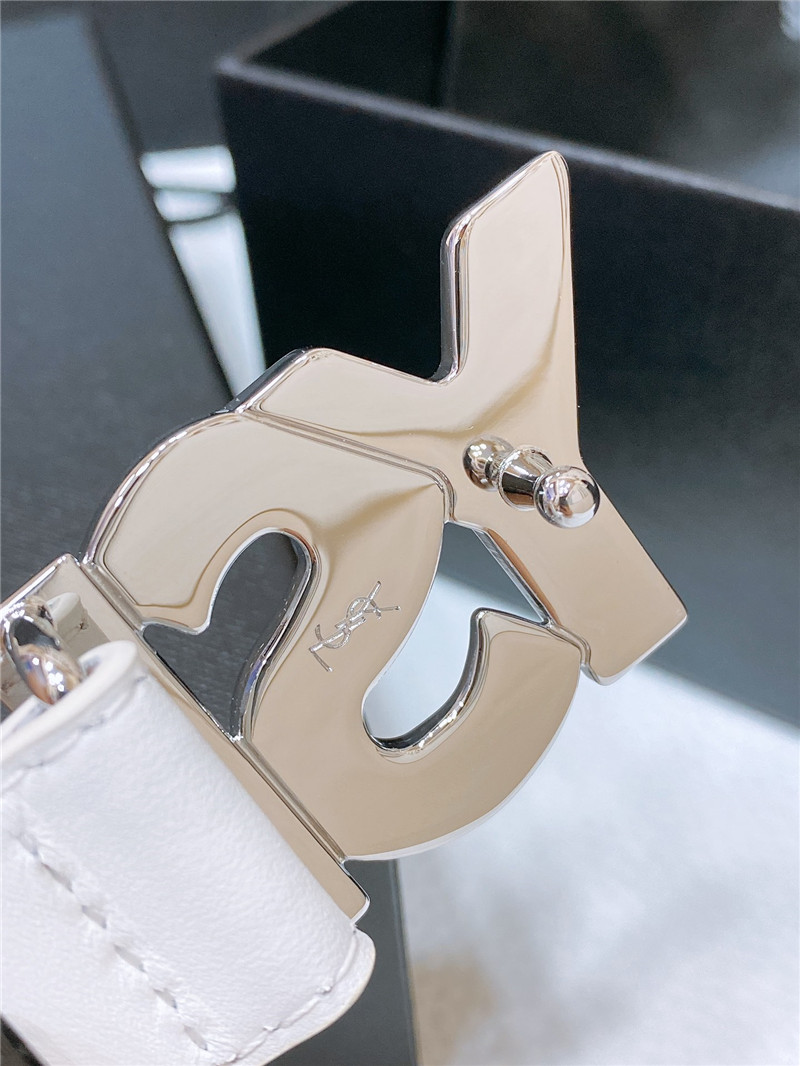 Y51 simple and versatile retro copper buckle belt