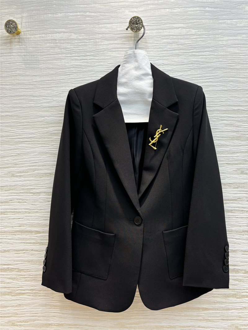 Y51 shoulder pad suit jacket replica designer clothes