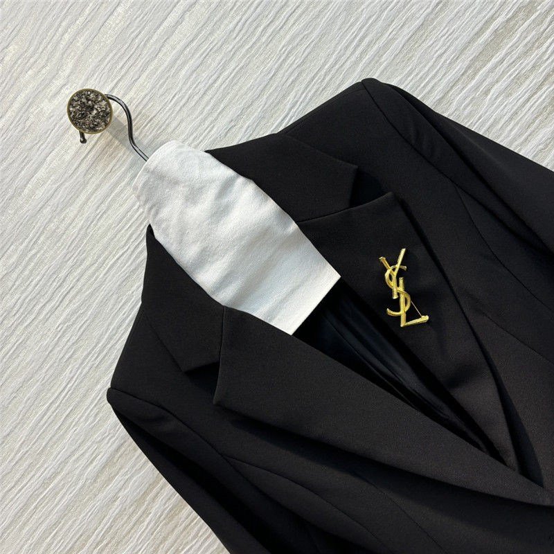 Y51 shoulder pad suit jacket replica designer clothes