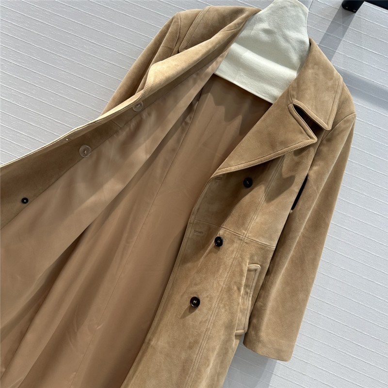 M1um1u suede windbreaker jacket replica clothes