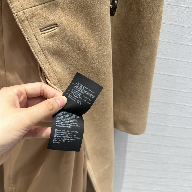 M1um1u suede windbreaker jacket replica clothes