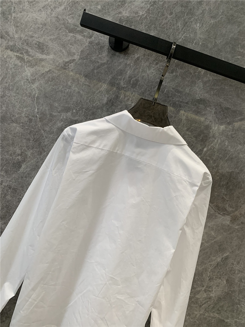 M1um1u cotton poplin long-sleeved shirt replica clothes