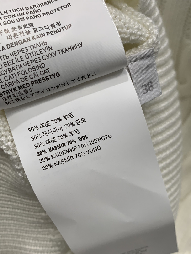 M1um1u round neck knitted cardigan replica clothes