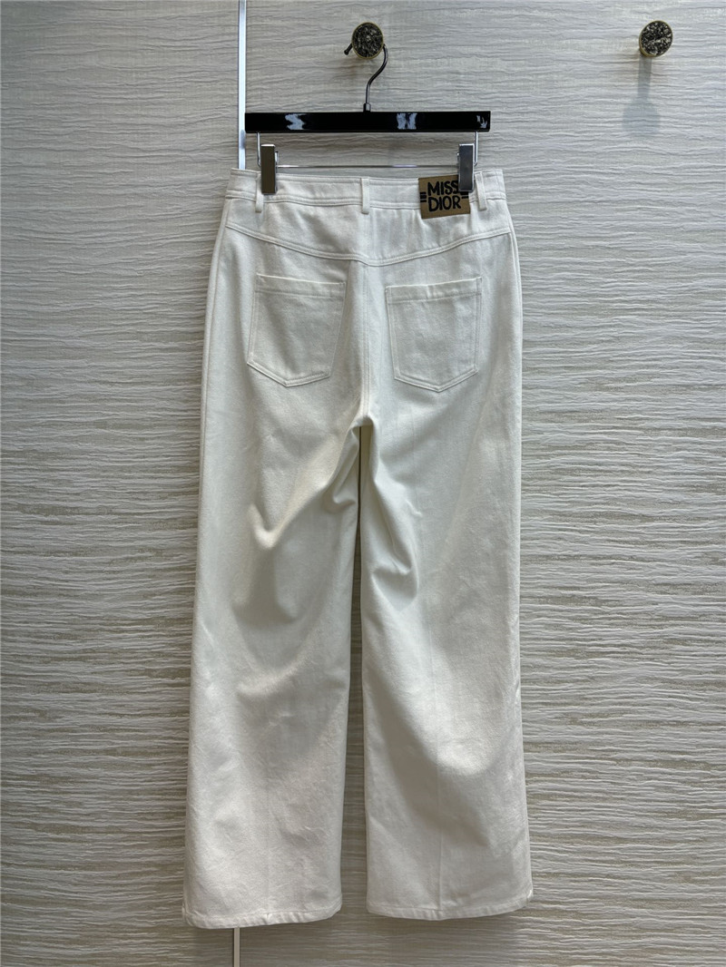 D10r front pocket letter print jeans replica clothes