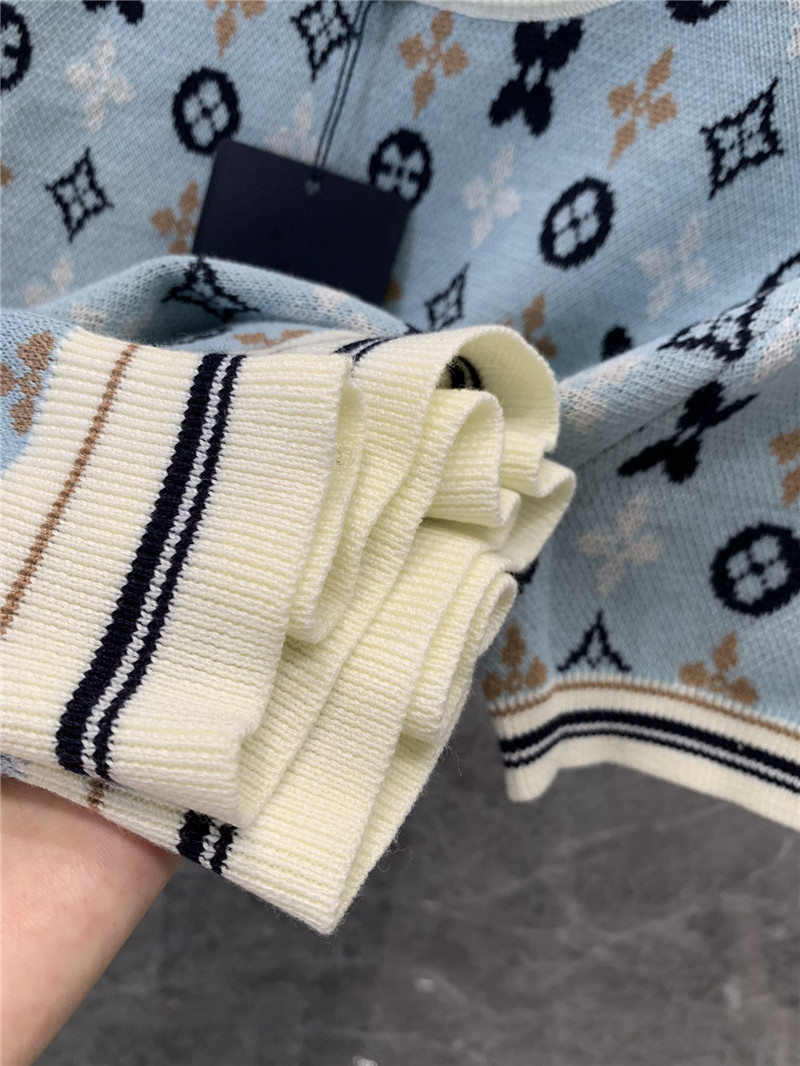 l0vis Vvtt0n lv knitted short-sleeved top replica clothing