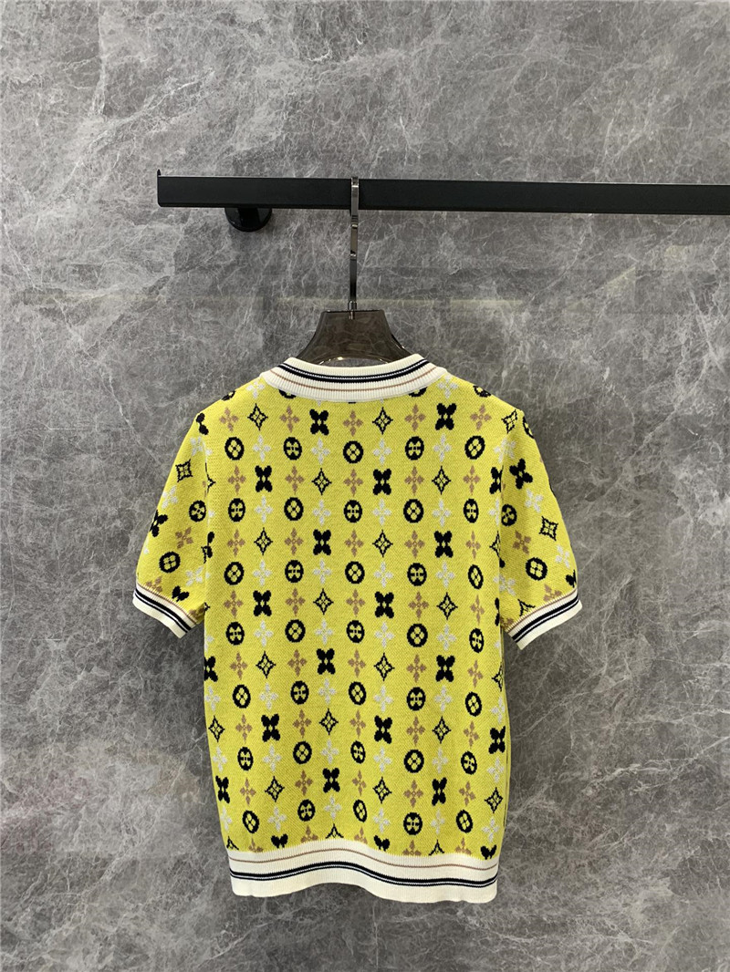 l0vis Vvtt0n lv knitted short-sleeved top replica clothing