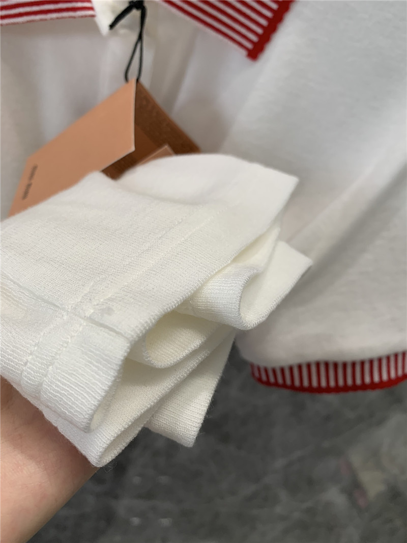 M1um1u lpolo collar short-sleeved t-shirt replica clothes