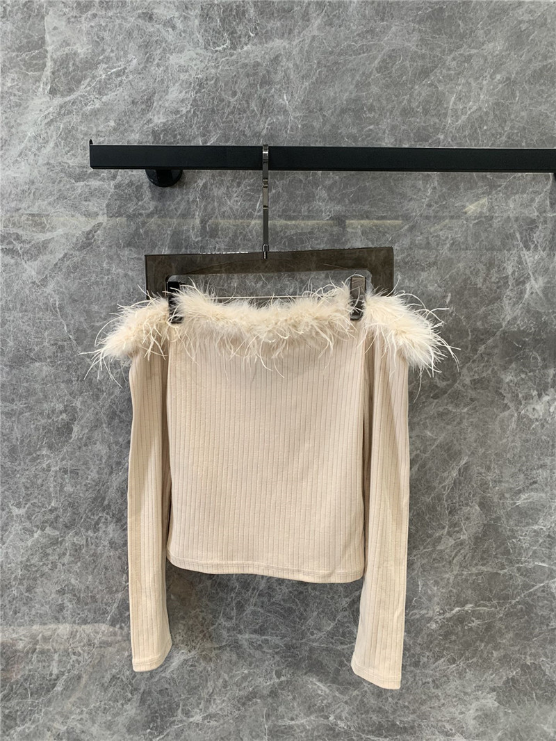 M1um1u long sleeve bottoming shirt replica clothing