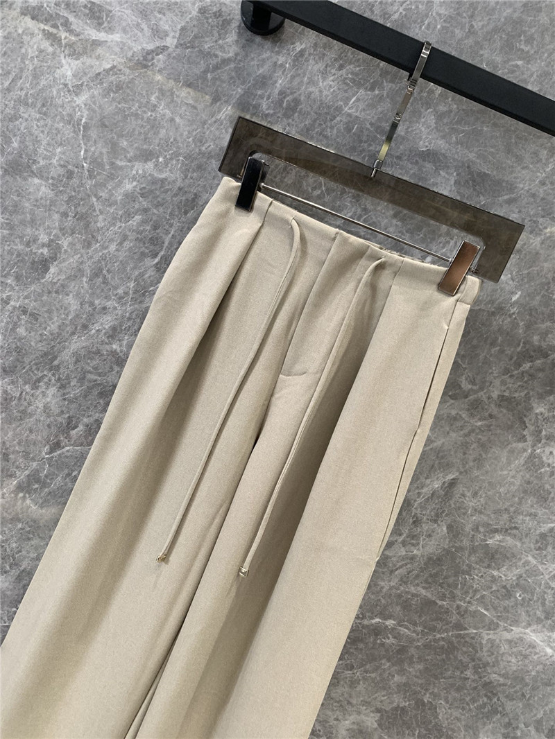 M1um1u micro logo casual wide-leg pants replica designer clothes