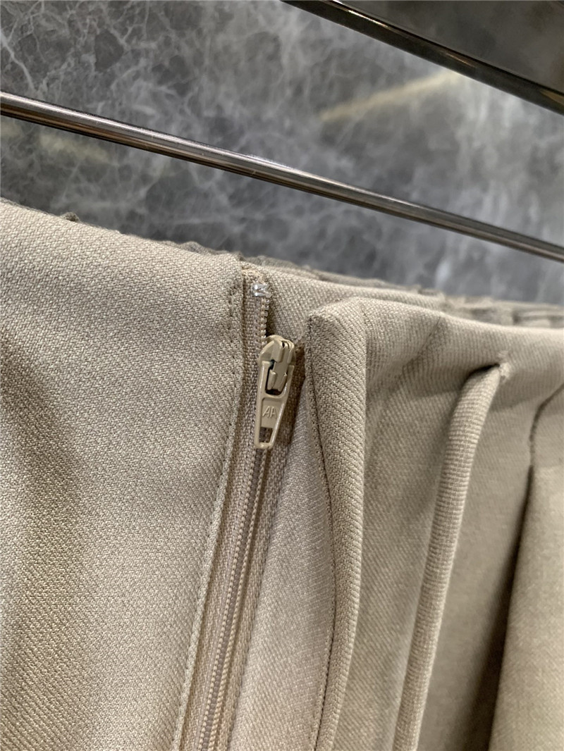 M1um1u micro logo casual wide-leg pants replica designer clothes