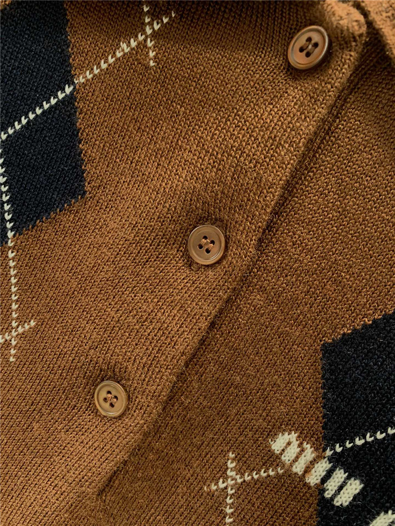 M1um1u tea green knitted short-sleeved top replica clothes