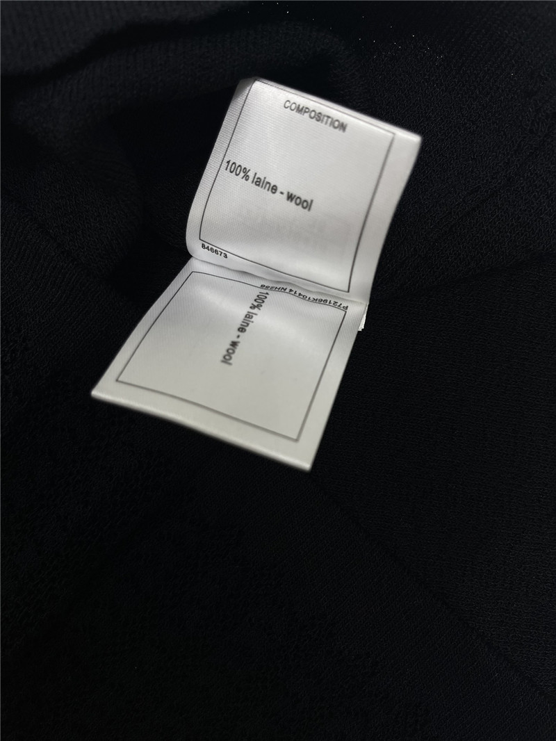 Ch**el double c color chain knitted camisole dress replica clothing