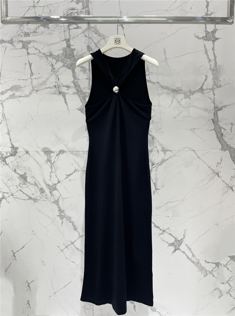 L0ew* black sleeveless dress replica d&g clothing