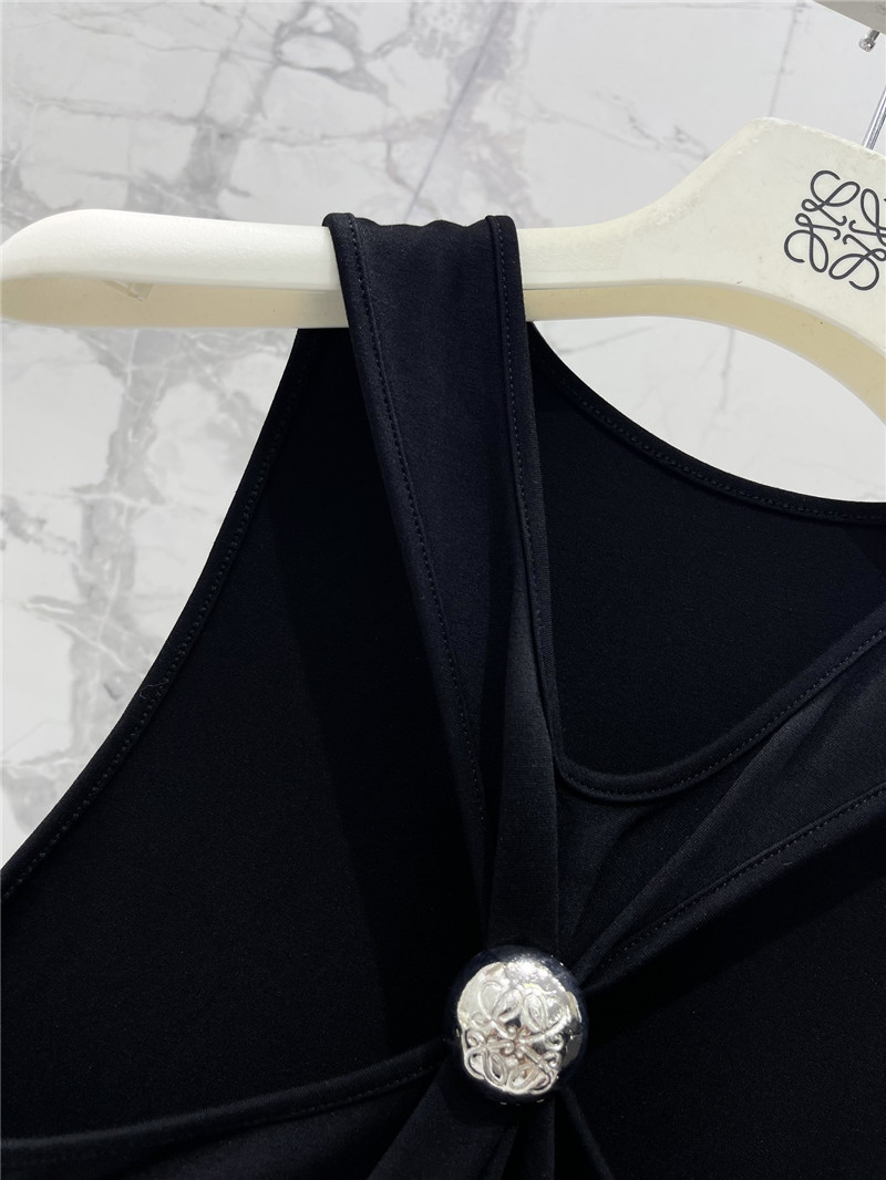 L0ew* black sleeveless dress replica d&g clothing