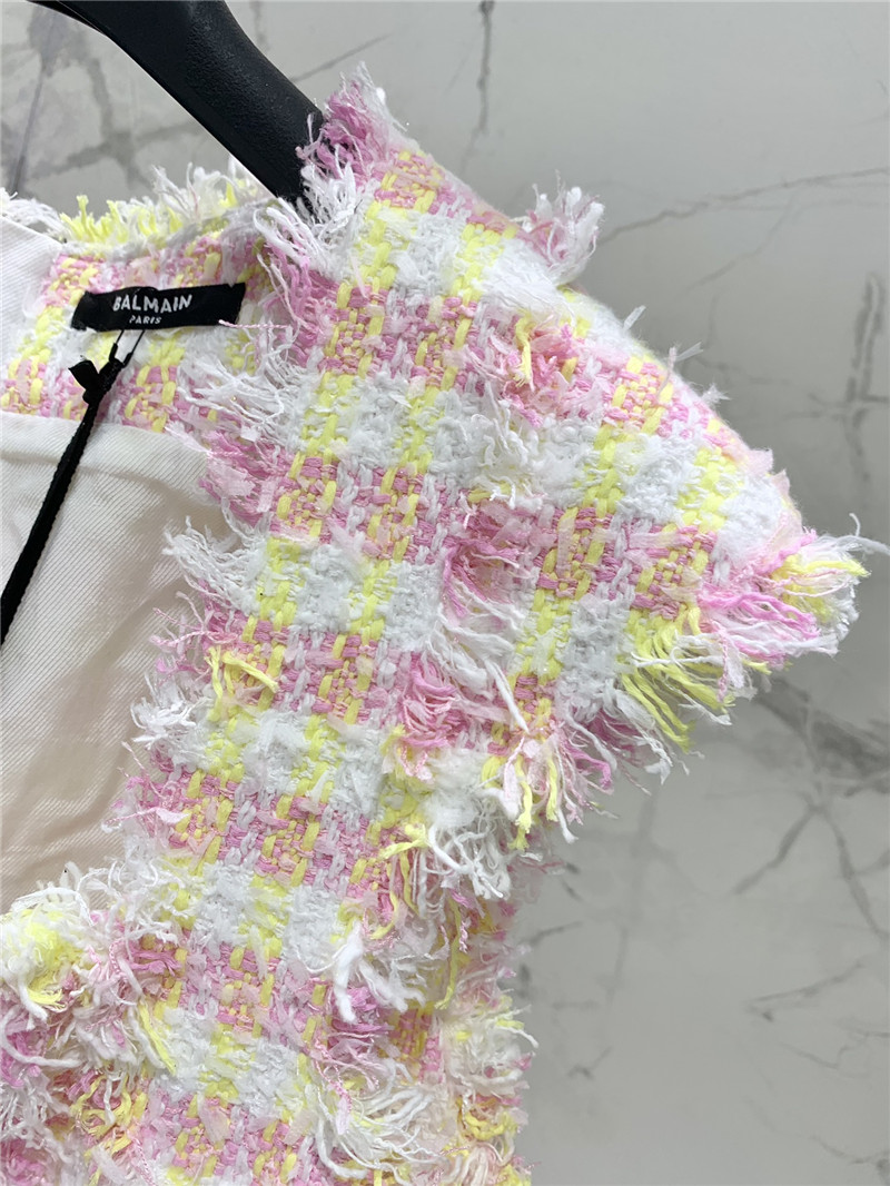 Balmain rough dress replica designer clothes