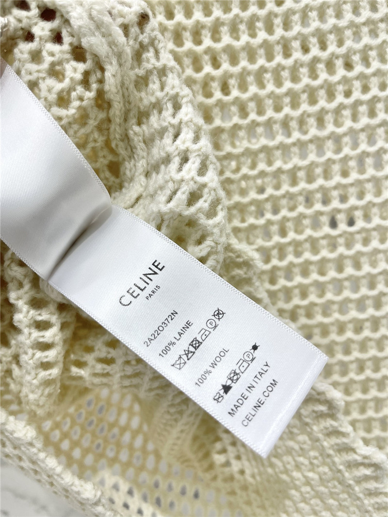 Ce1i*e hook flower hollow vest cheap replica designer clothes