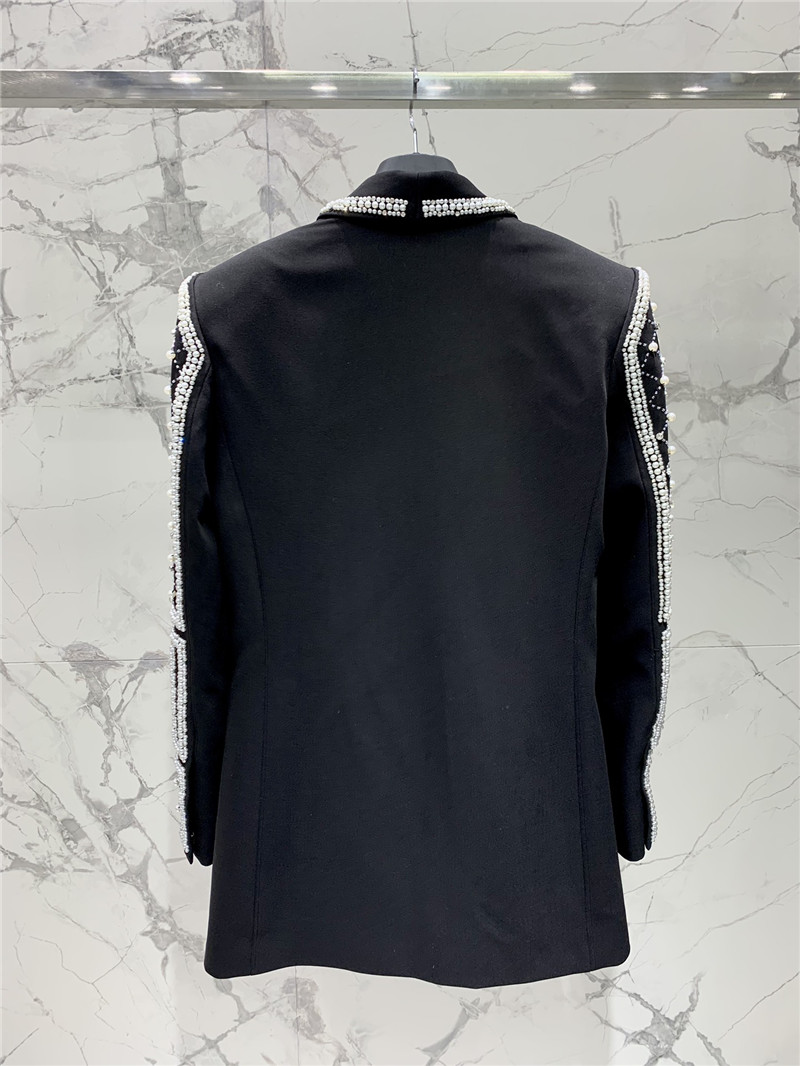 Balmain heavy pearl suit jacket replica d&g clothing
