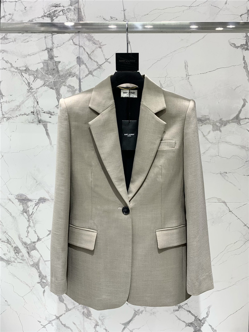 Y51 beige single-button suit replica designer clothes