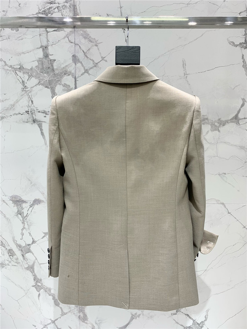 Y51 beige single-button suit replica designer clothes
