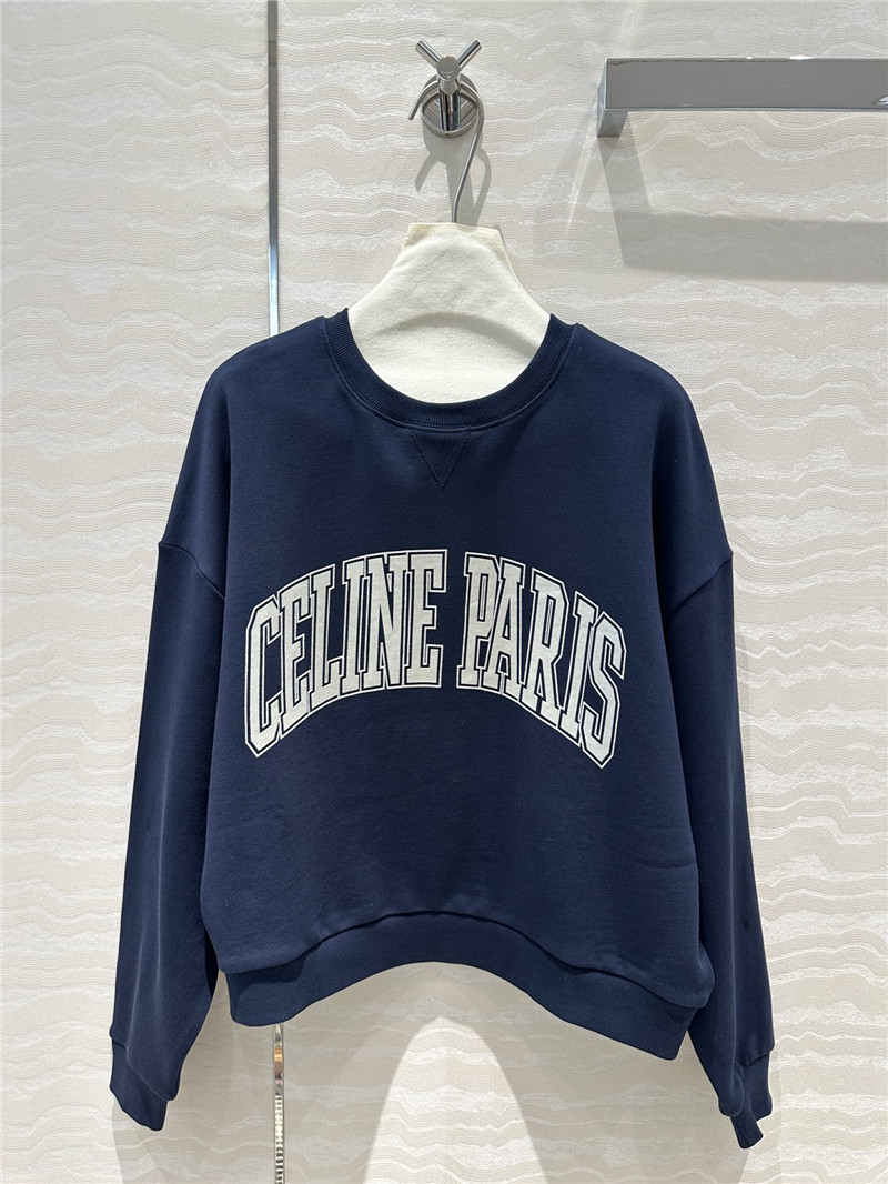 Ce1i*e navy blue sweatshirt replica d&g clothing