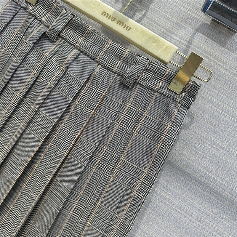 M1um1u girls’ mid-length pleated skirt replica clothing sites