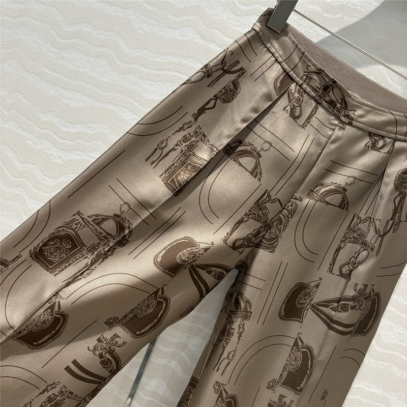 H**me5 silk straight wide-leg pants replicas clothes