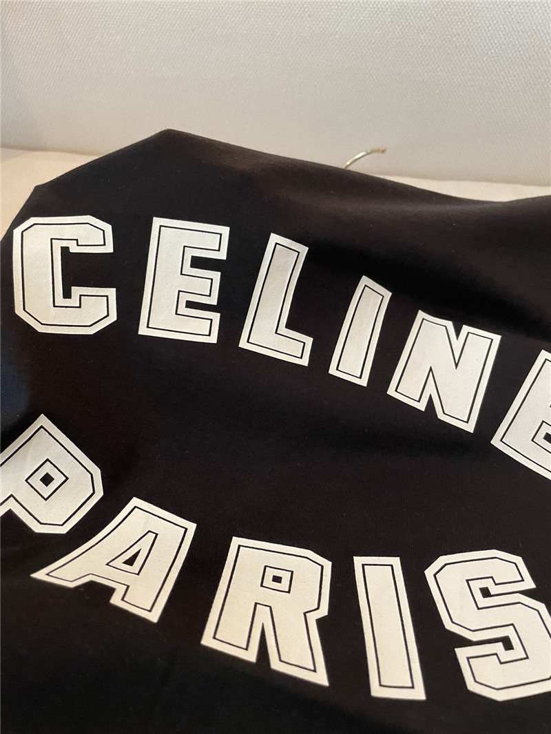 Ce1i*e printed letter short sleeve replica designer clothes