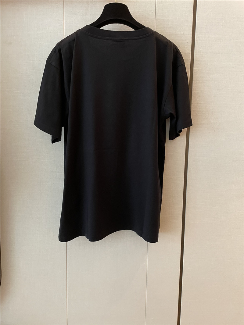 Ce1i*e printed letter short sleeve replica designer clothes