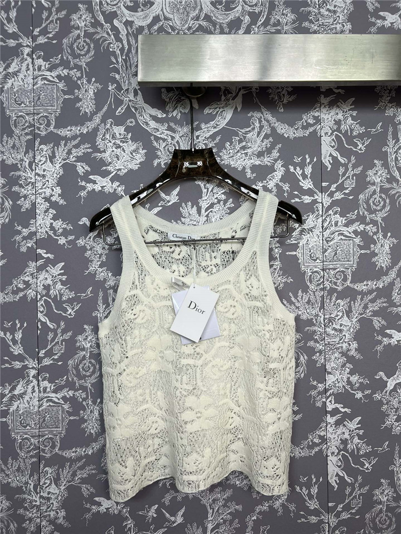 D10r new lace crochet vest replica clothes