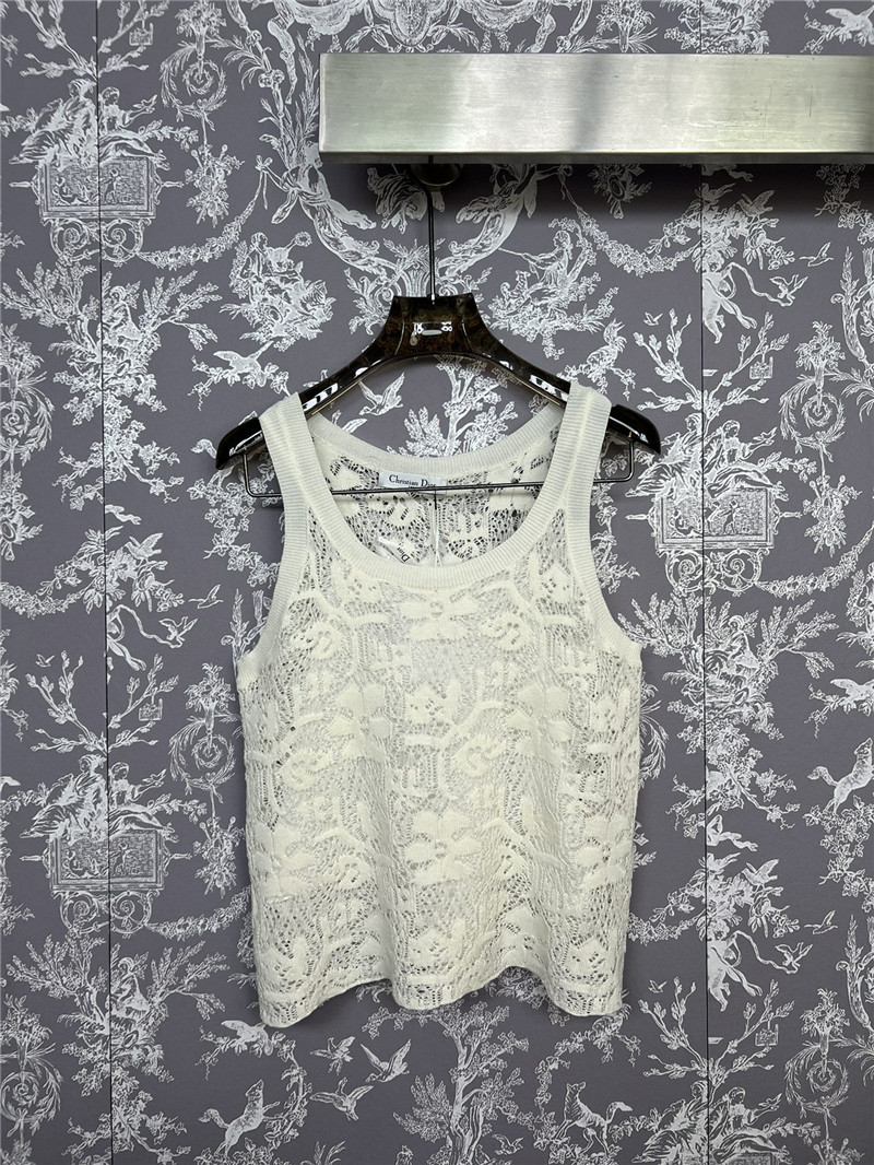 D10r new lace crochet vest replica clothes