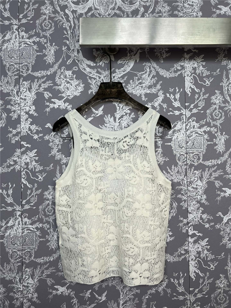 D10r new lace crochet vest replica clothes