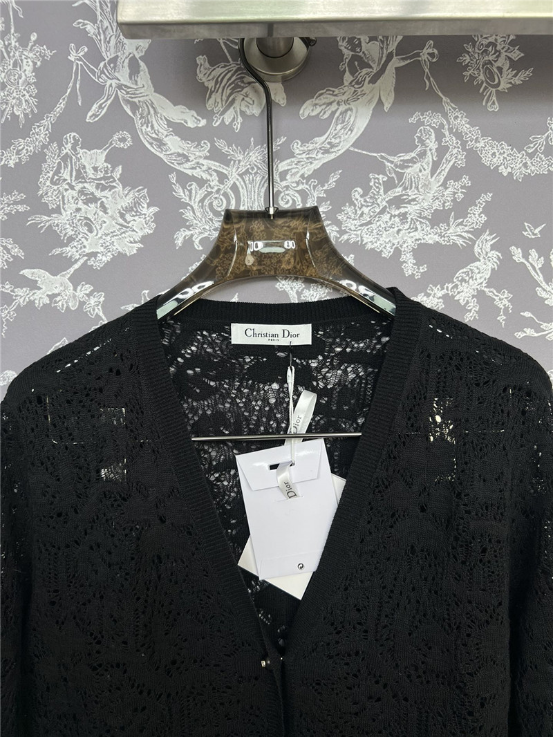 D10r new lace crochet cardigan replica designer clothes