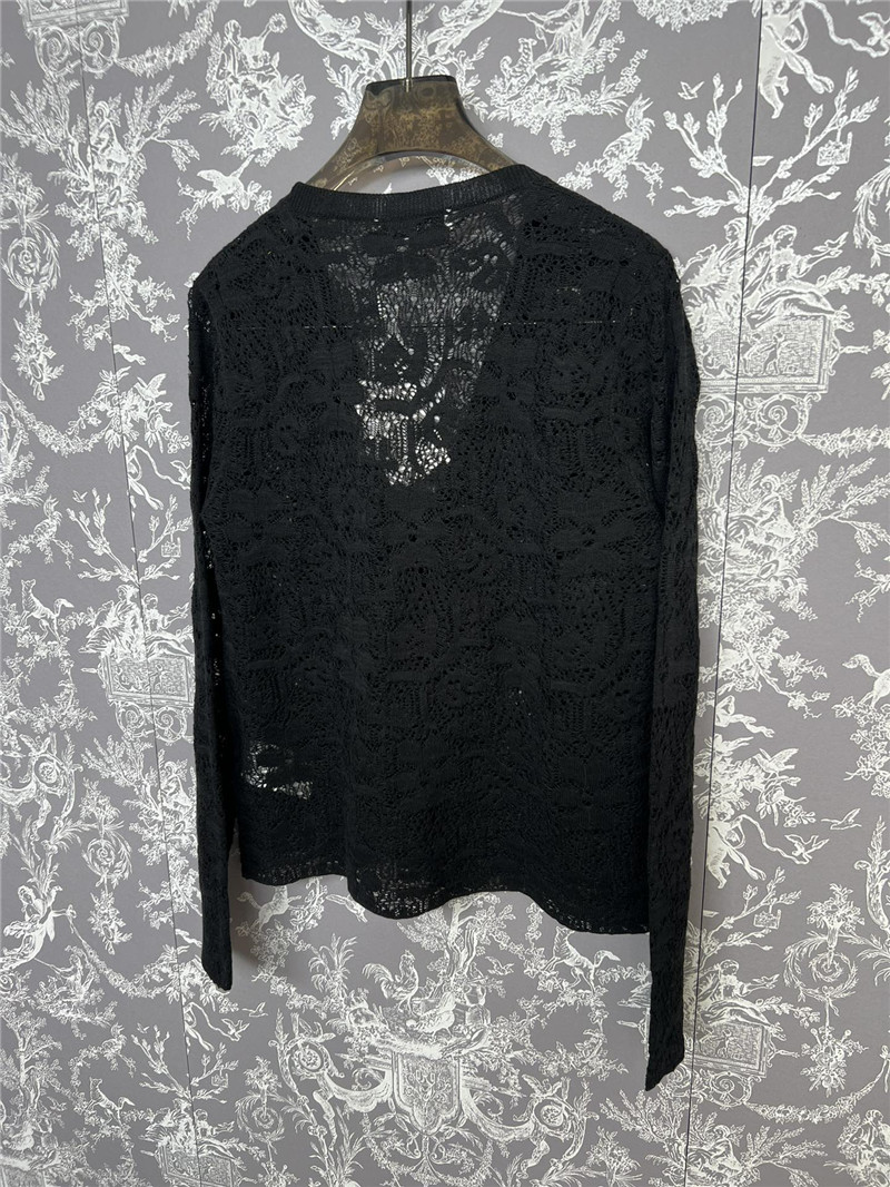 D10r new lace crochet cardigan replica designer clothes