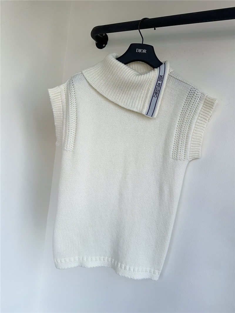D10r knitted vest replica d&g clothing