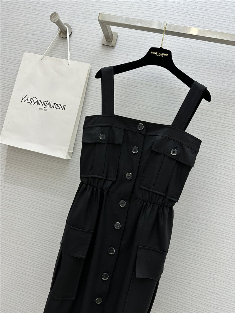 Y51 workwear style suspender tube dress replica clothes