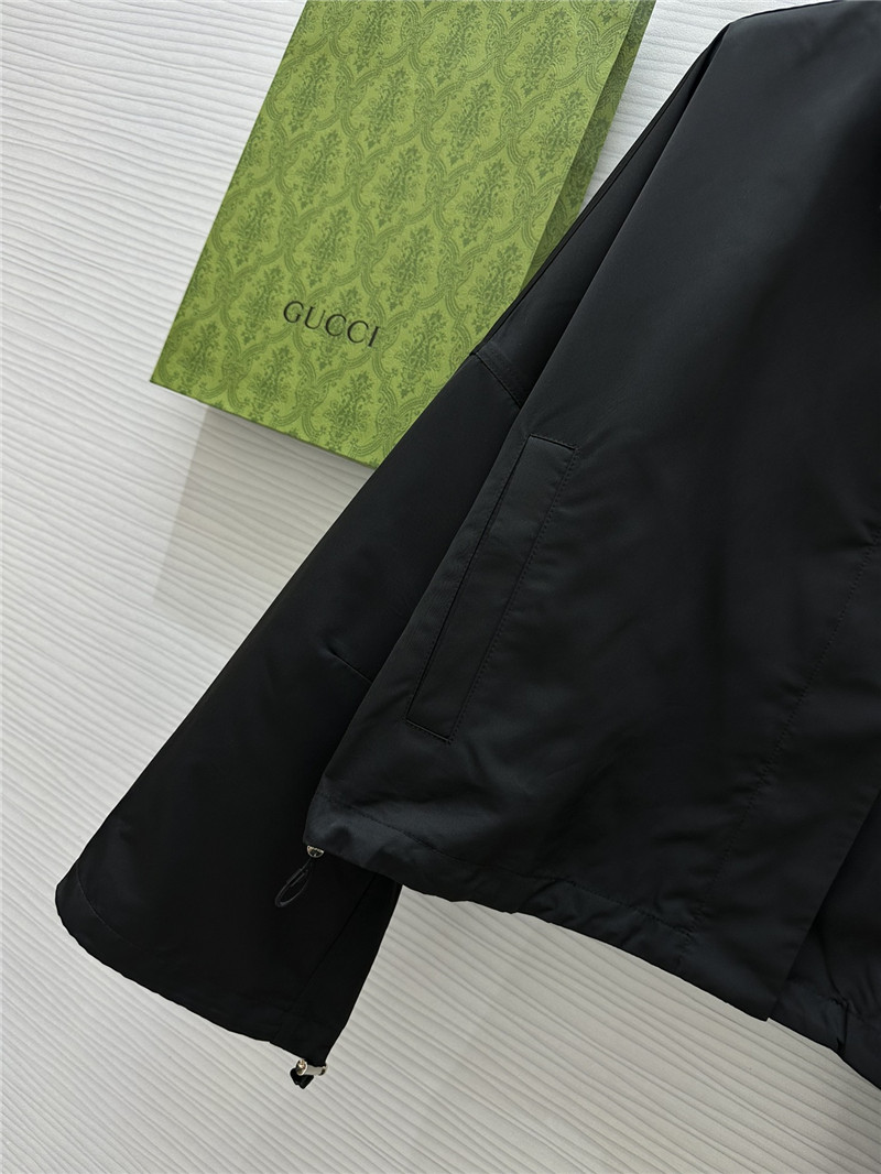 Gvc*1 drawstring zipper lapel jacket replica designer clothes