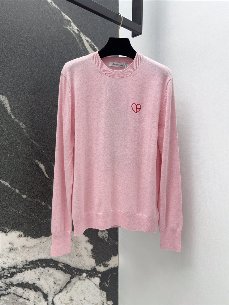 D10r pink pullover sweater replica d&g clothing